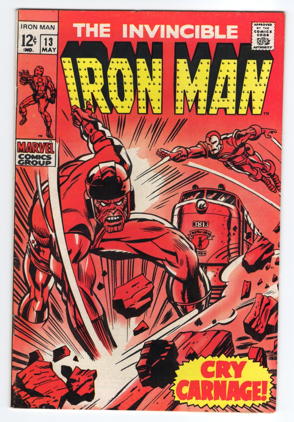 Iron Man 13 1969 Marvel Comics VG/F 5.0 Controller Janice Cord Nick Fury