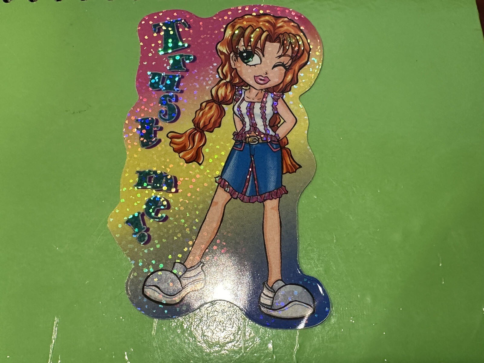 Allstar Girls Y2K Holofoil Vending Sticker #21 of #21 (2004) Allstar Girls Y2K Holofoil Vending Sticker #21 of #21 (2004)
