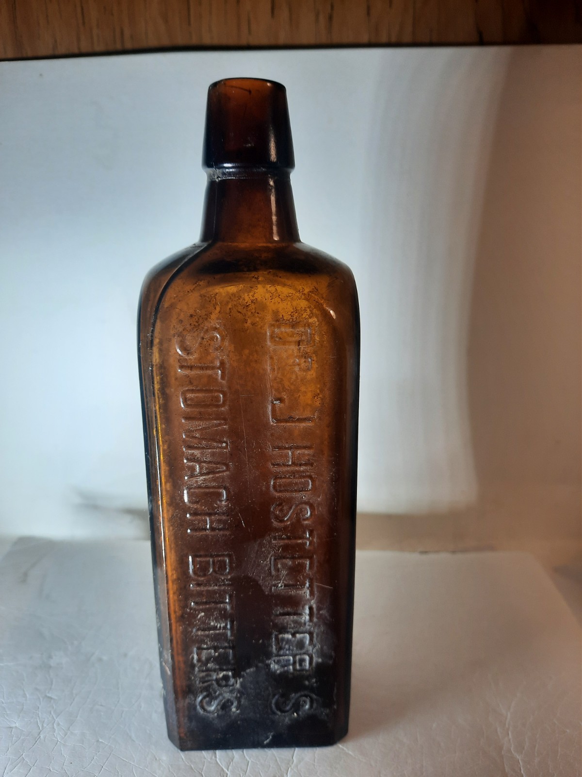 Antique 1880-90s Bottle- Dr. J Hostetter's Stomach Bitters Amber Antique 1880-90s Bottle- Dr. J Hostetter's Stomach Bitters Amber