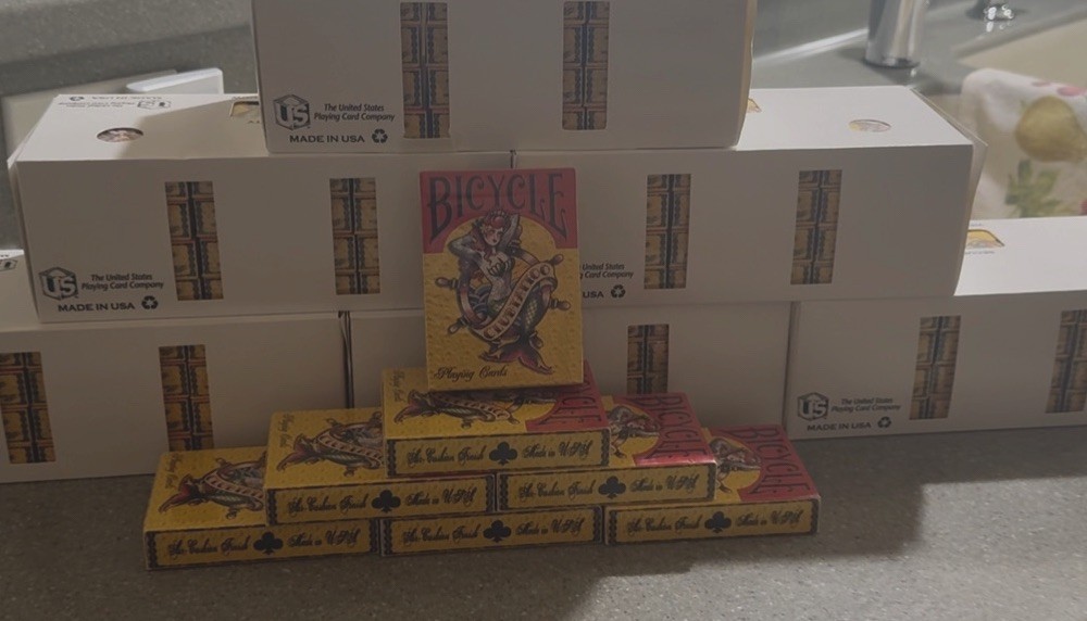 Bicycle Club Tattoo V1 Brick 12 Decks Factory Box Sealed Bicycle Club Tattoo V1 Brick 12 Decks Factory Box Sealed