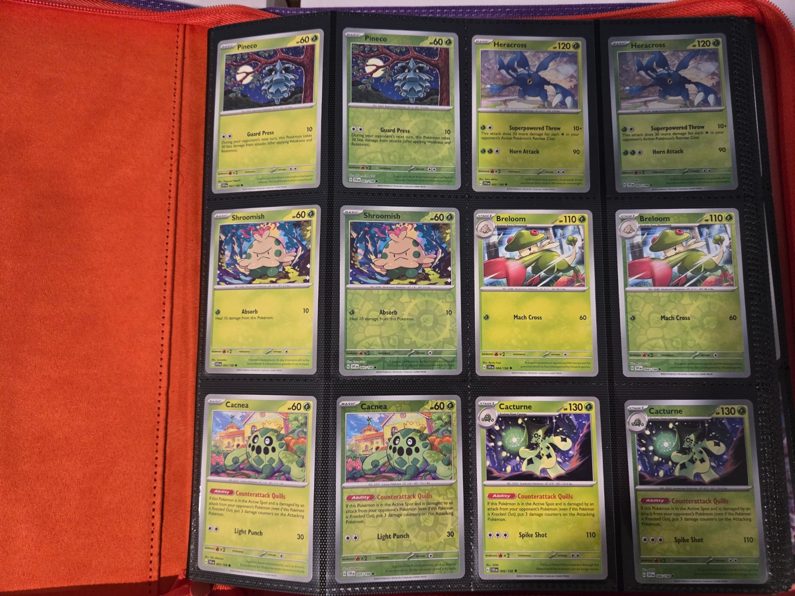 Pokemon Scarlet & Violet Mega Evolution Master Base Sets in Vault X 12-pocket