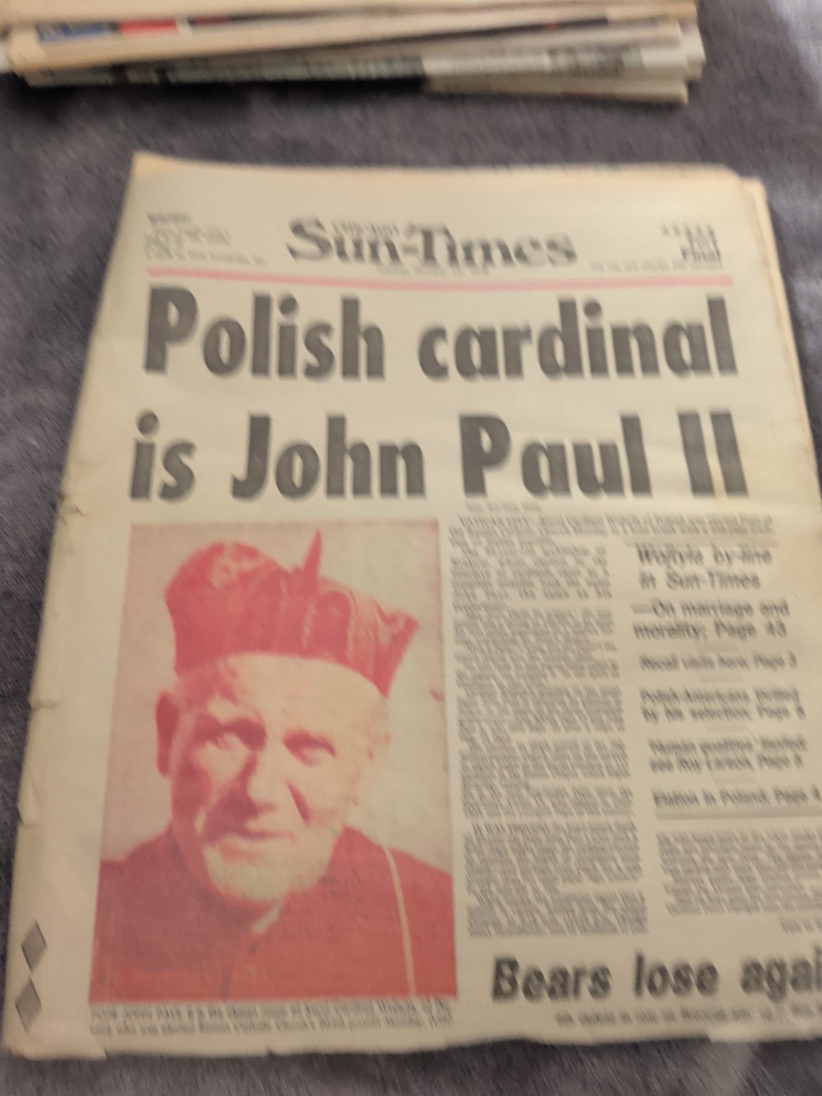 Chicago Sun-Times, 3 Star Final, Tuesday, October 17, 1978, pages 1-12, 93-104 Chicago Sun-Times, 3 Star Final, Tuesday, October 17, 1978, pages 1-12, 93-104