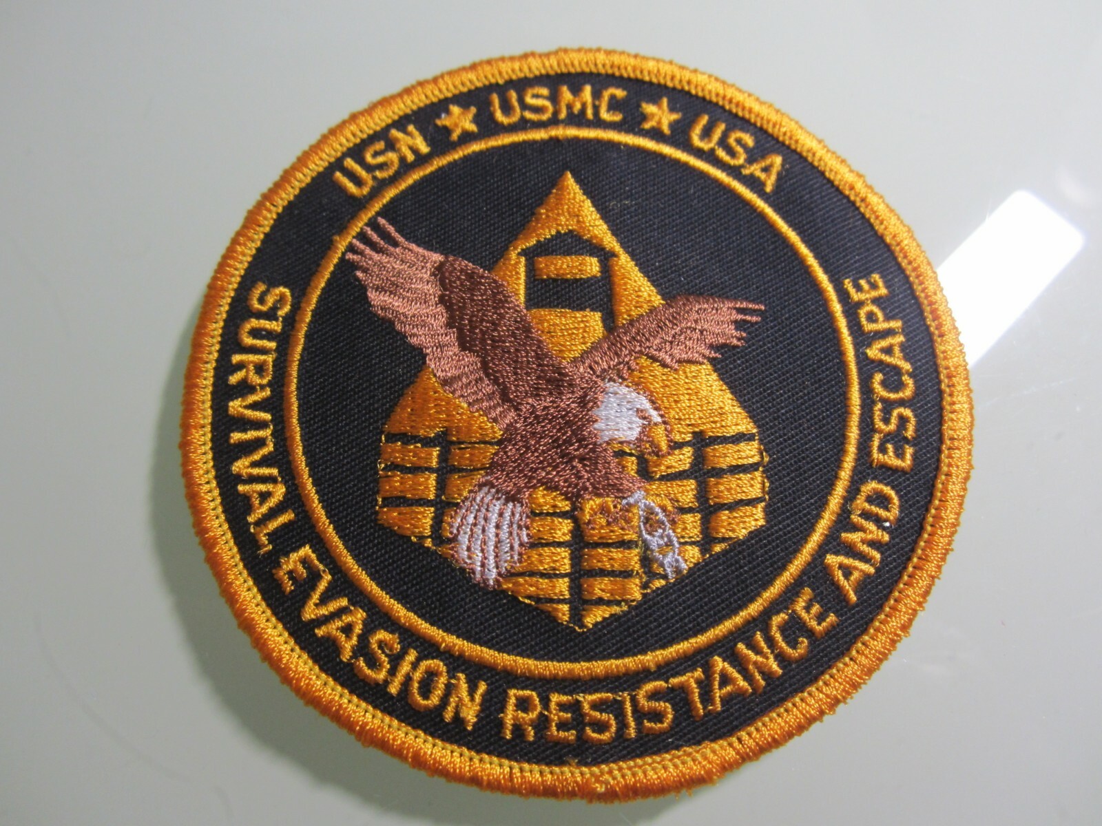 USN USMC SURVIVAL EVASION RESISTANCE & ESCAPE PATCH USN USMC SURVIVAL EVASION RESISTANCE & ESCAPE PATCH
