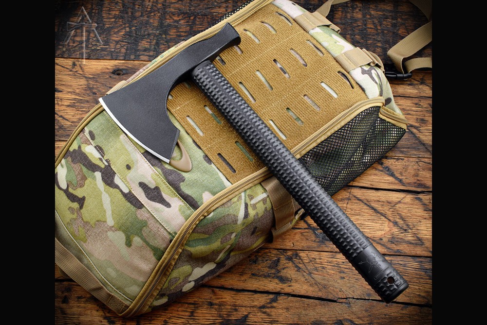 American Tomahawk Company Model 2 Nylon Handle Black w/ Kydex Sheath American Tomahawk Company Model 2 Nylon Handle Black w/ Kydex Sheath