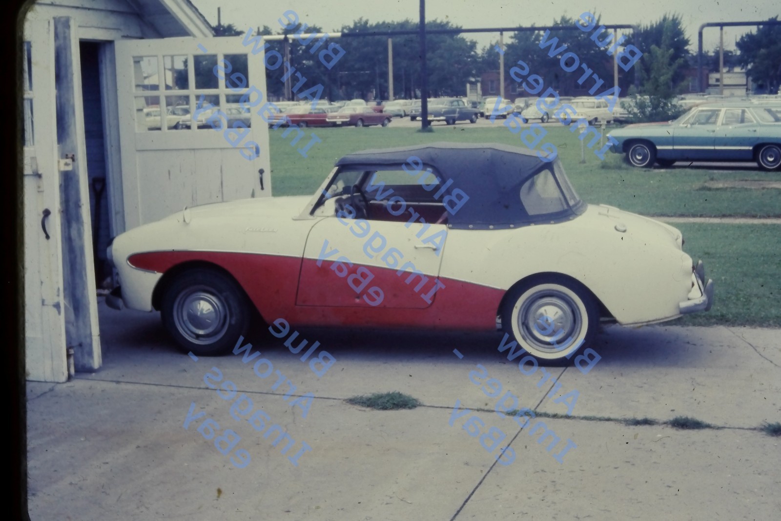 1968 35mm Slide Datsun Fairlady Sport Two Tone Convertible #9310 1968 35mm Slide Datsun Fairlady Sport Two Tone Convertible #9310