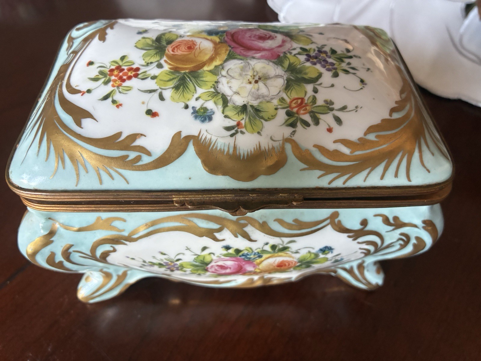 French porcelain casket 8