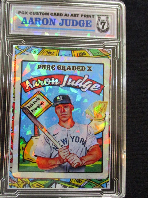 2023 AARON JUDGE Game Night Cracked Ice Refractor Limited Edition Made By PGX