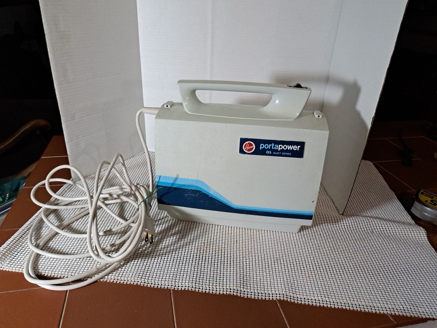 Vintage Hoover Portapower QS Quiet Series S1049 Tested Vintage Hoover Portapower QS Quiet Series S1049 Tested