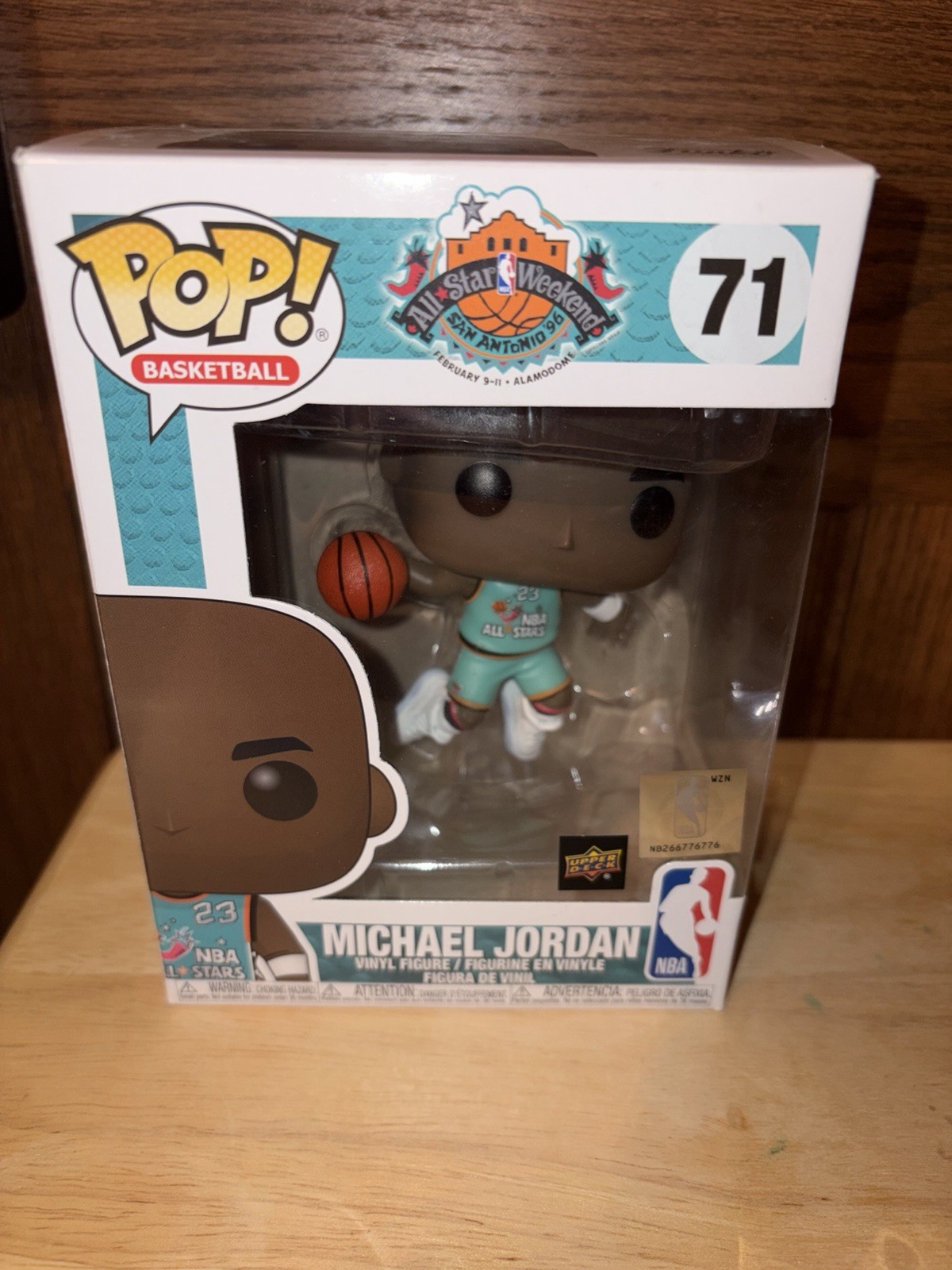 Funko Pop Vinyl: Michael Jordan - Upper Deck Exclusive #71