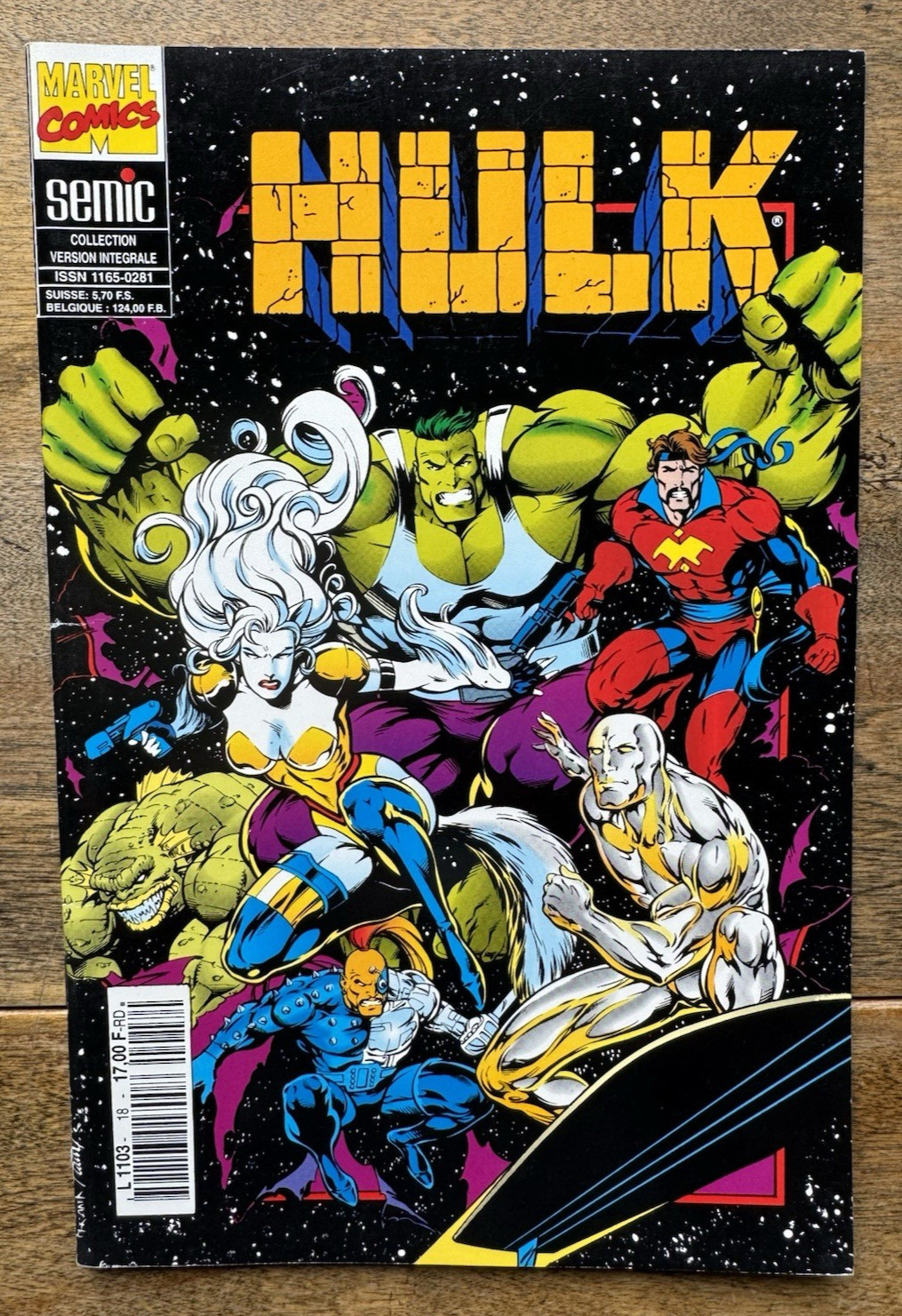 Hulk #5 French Semic Reprints Incredible Hulk #415 VF+ 8.5 Marvel 1994 Hulk #5 French Semic Reprints Incredible Hulk #415 VF+ 8.5 Marvel 1994