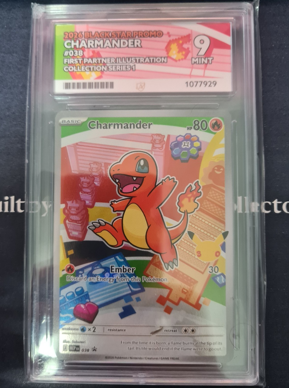 Pokémon TCG Charmander #38 First Partner Series One Ace Mint 9