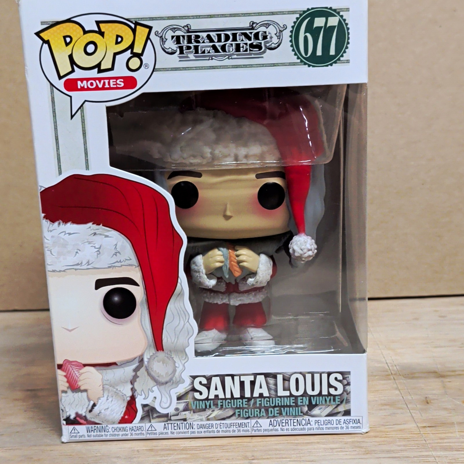 Funko Pop Movies Trading Places Santa Louis Vinyl Figure #677 Unopened Funko Pop Movies Trading Places Santa Louis Vinyl Figure #677 Unopened