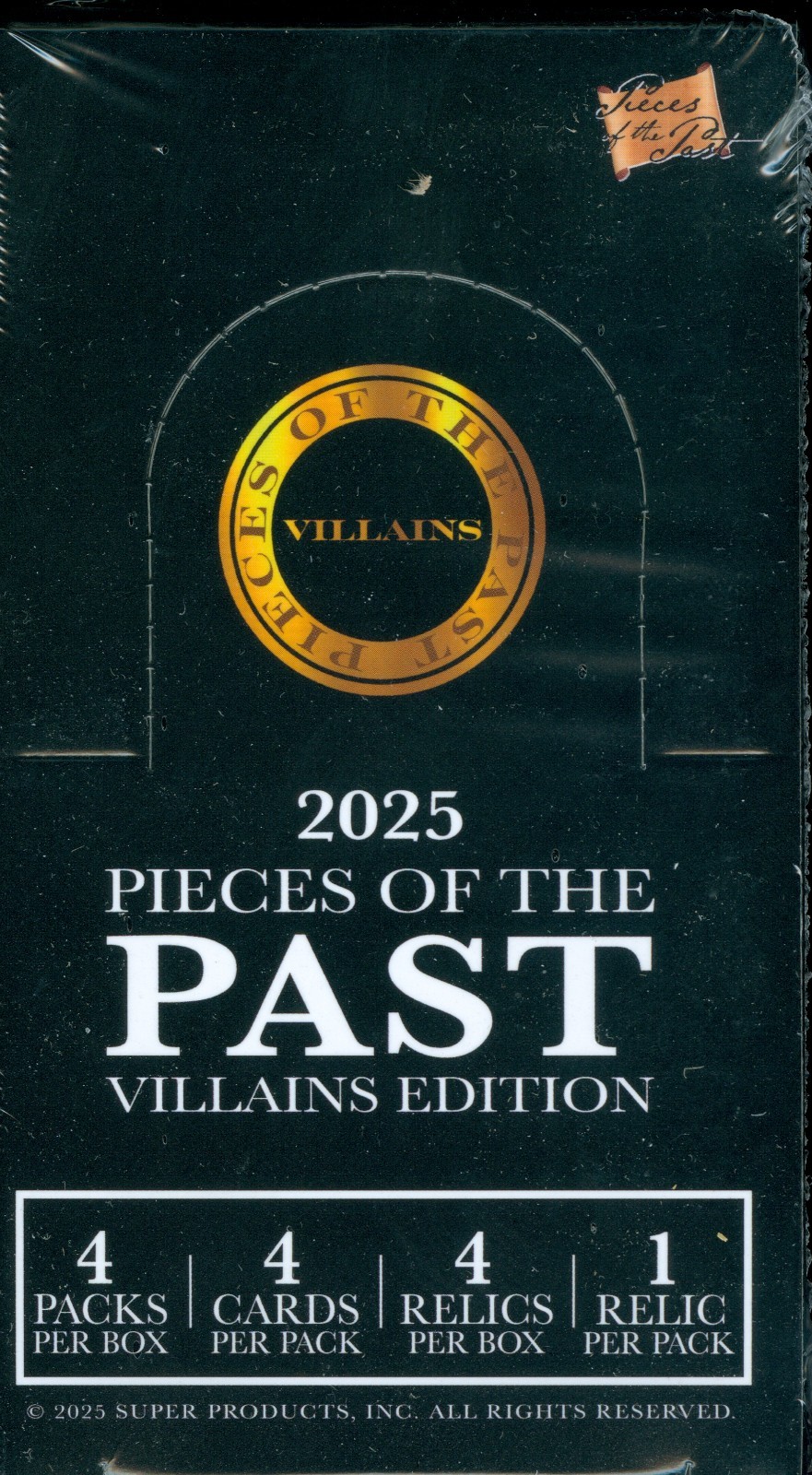 2025 Pieces of the Past Villains Edition Factory Sealed Hobby Box 2025 Pieces of the Past Villains Edition Factory Sealed Hobby Box