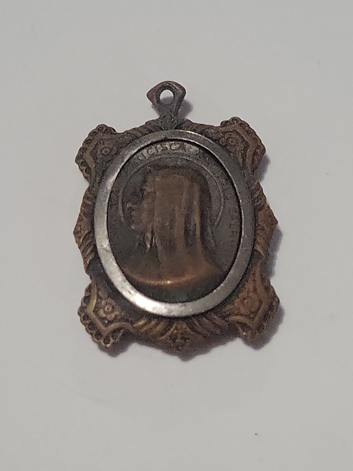 Vintage Reliquary Relic Pendant - St. Francis Xavier Cabrini Catholic Vintage Reliquary Relic Pendant - St. Francis Xavier Cabrini Catholic