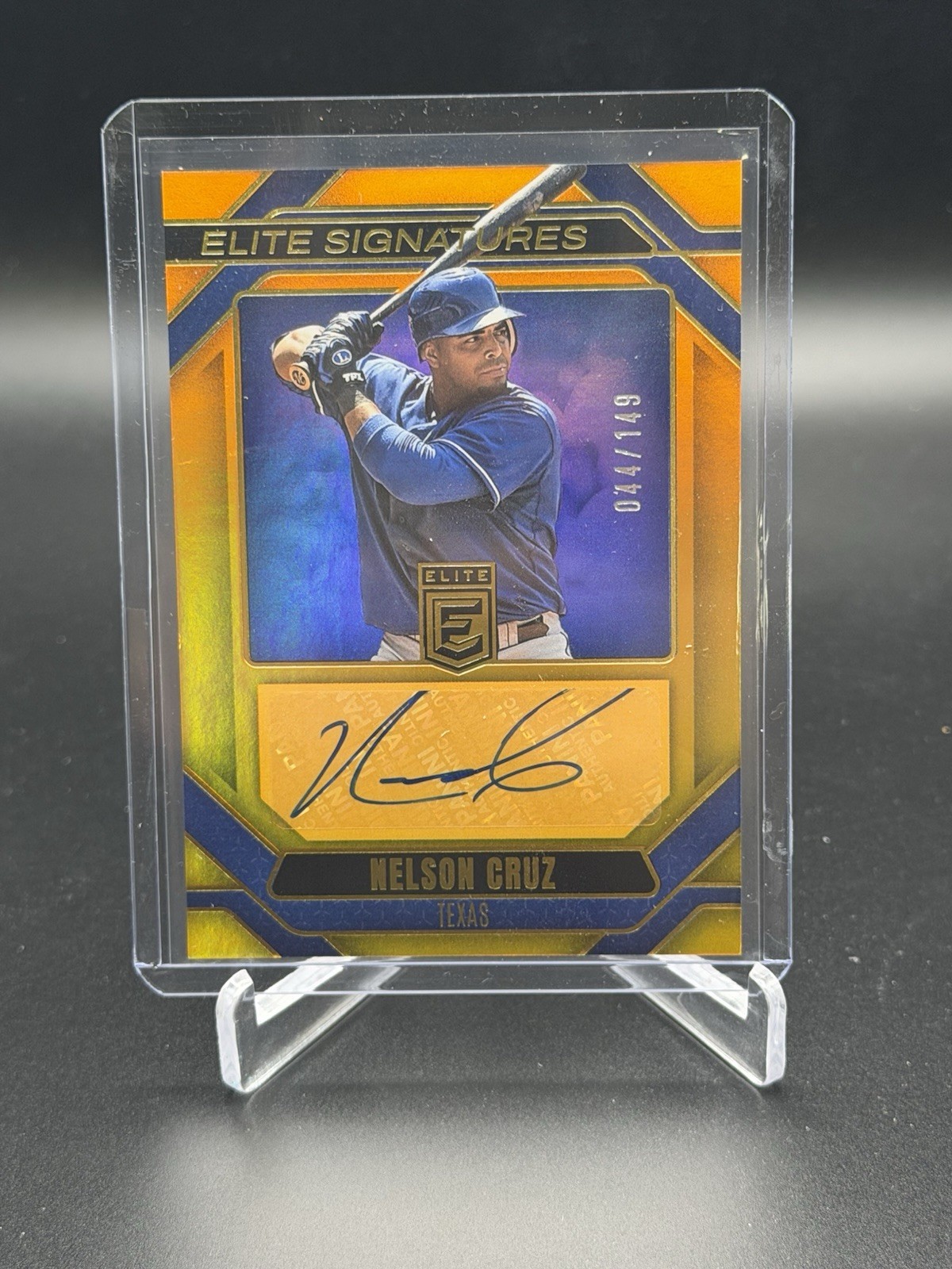 2026 Panini Baseball Donruss Elite Nelson Cruz Signatures Auto Orange /149 2026 Panini Baseball Donruss Elite Nelson Cruz Signatures Auto Orange /149