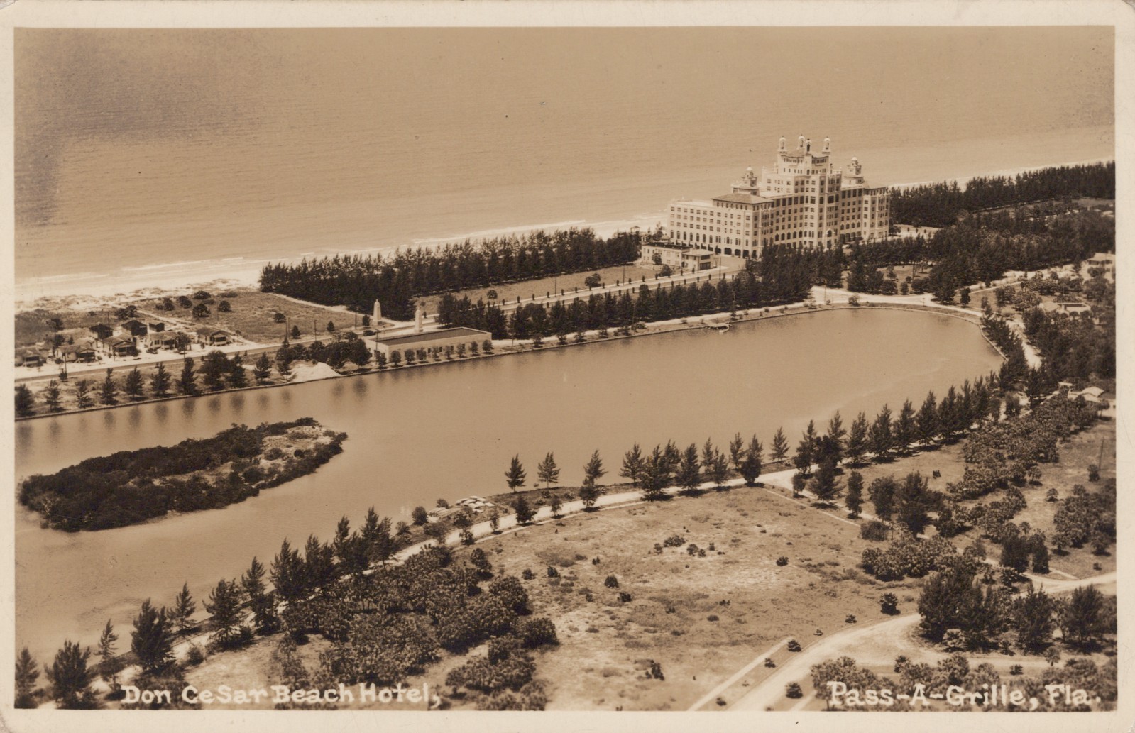 RPPC Real Photo Don CeSar Beach Hotel Pass-A-Grille Florida FL c.1930s RPPC Real Photo Don CeSar Beach Hotel Pass-A-Grille Florida FL c.1930s