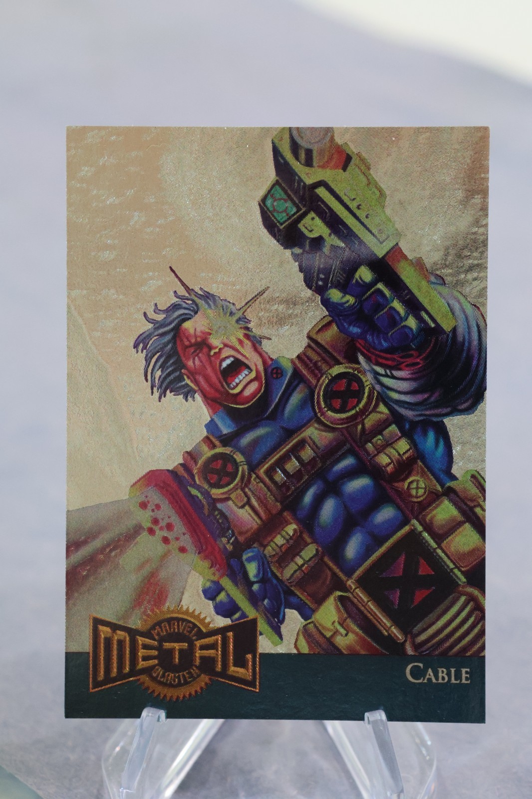 1995 Marvel Metal Gold Blaster Chase Card U Pick 1995 Marvel Metal Gold Blaster Chase Card U Pick