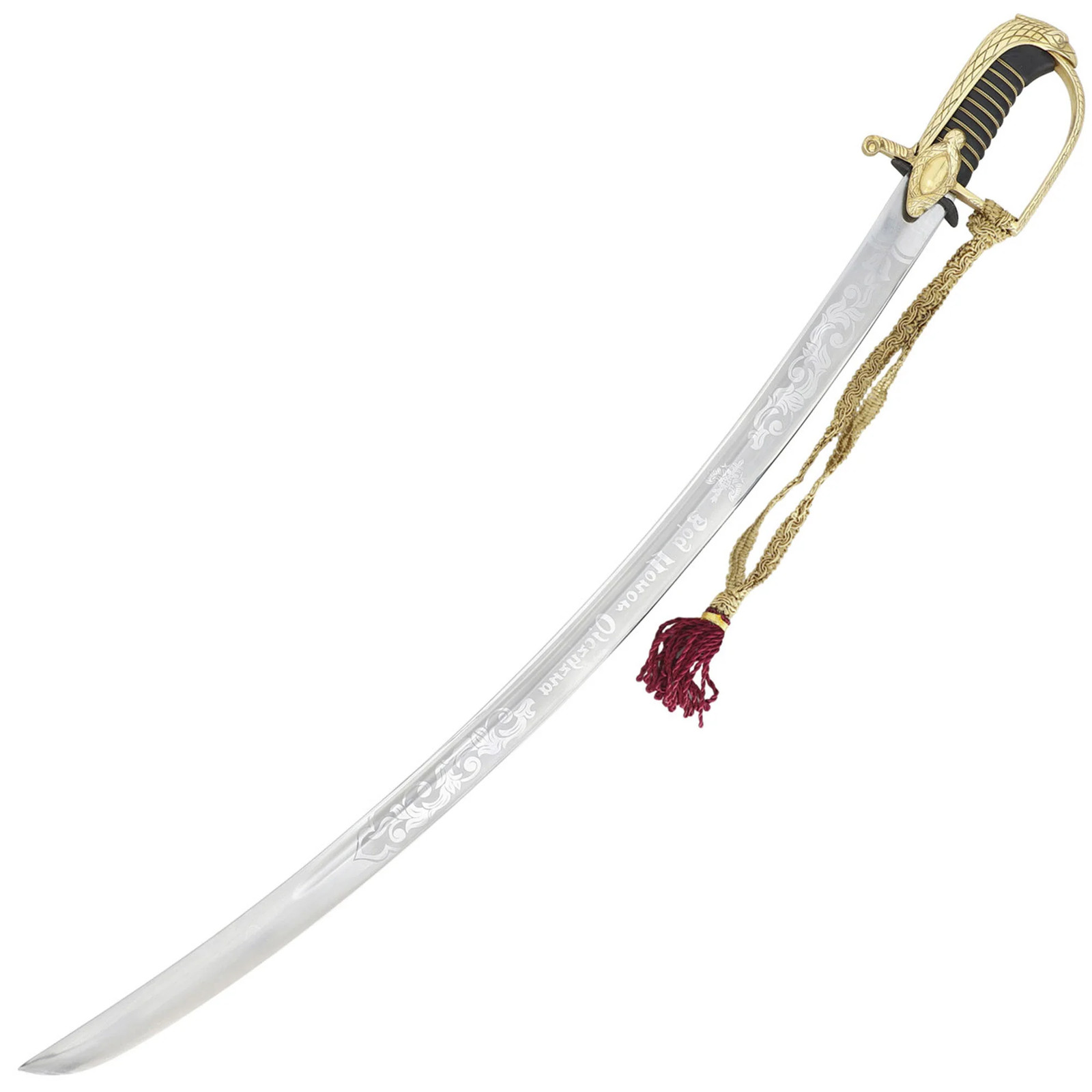 Polish Military Heritage Sabre - Engraved Ceremonial Sword with Brass Hilt Polish Military Heritage Sabre - Engraved Ceremonial Sword with Brass Hilt