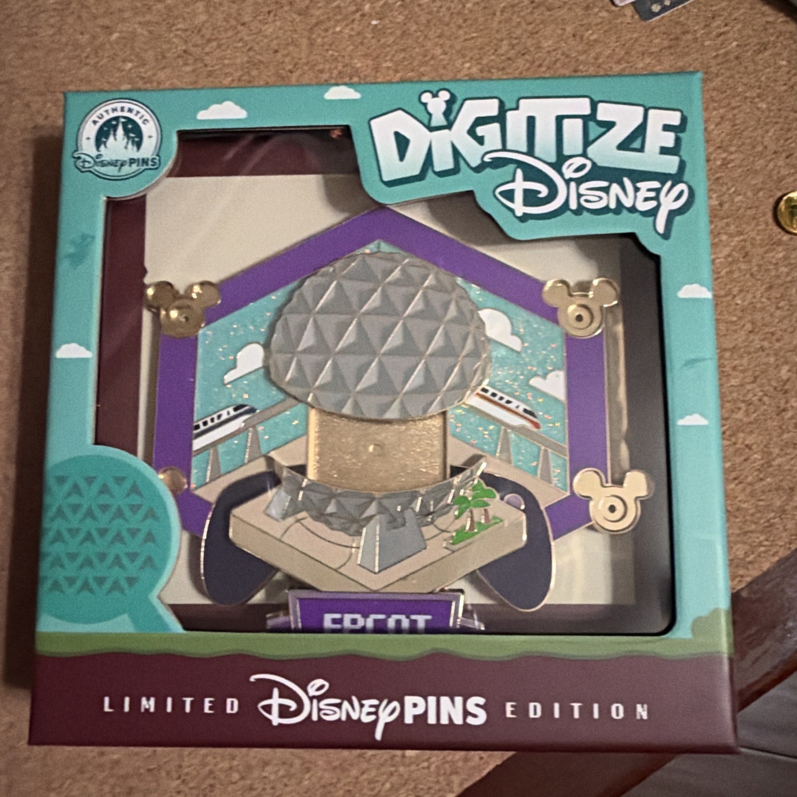 Walt Disney Digitize Disney 2026 Pin Large Epcot Limited Edition 3000 Walt Disney Digitize Disney 2026 Pin Large Epcot Limited Edition 3000