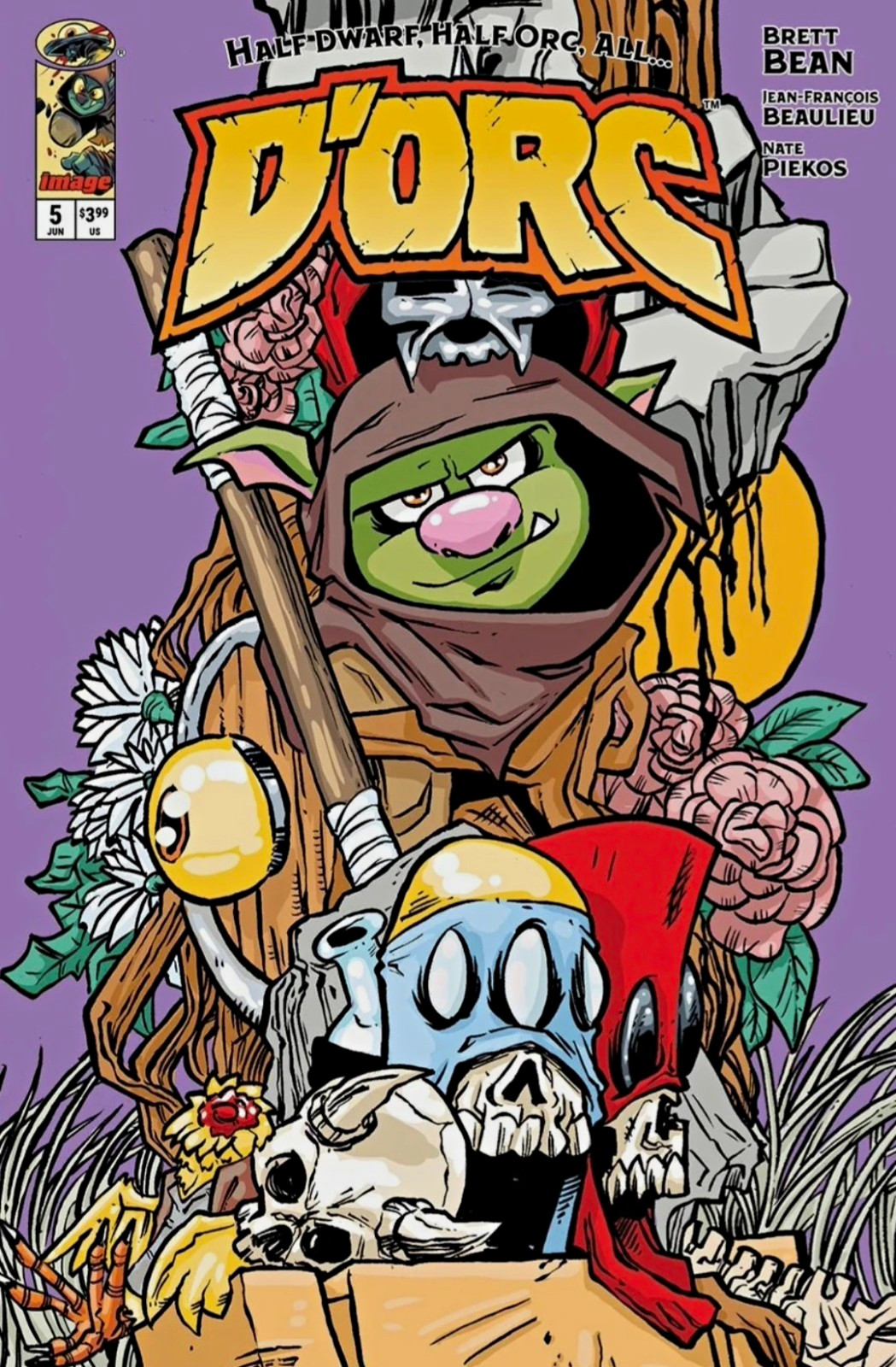 D'orc #5 bless your heart comics RE Matthew Waite cover artist