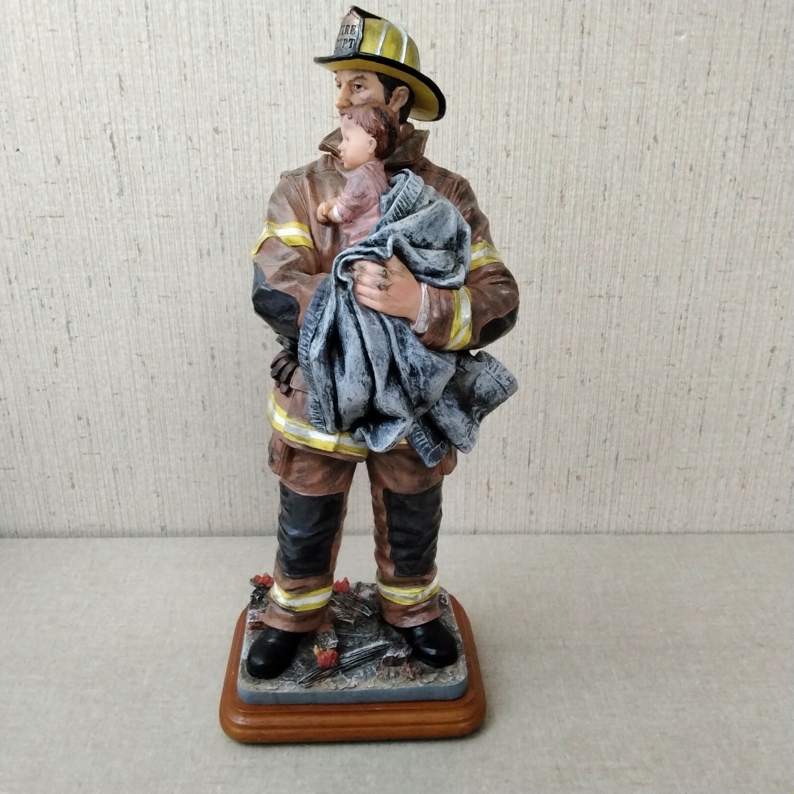 Red Hats Image Of Heroism Fireman Statue 13 Inches Red Hats Image Of Heroism Fireman Statue 13 Inches