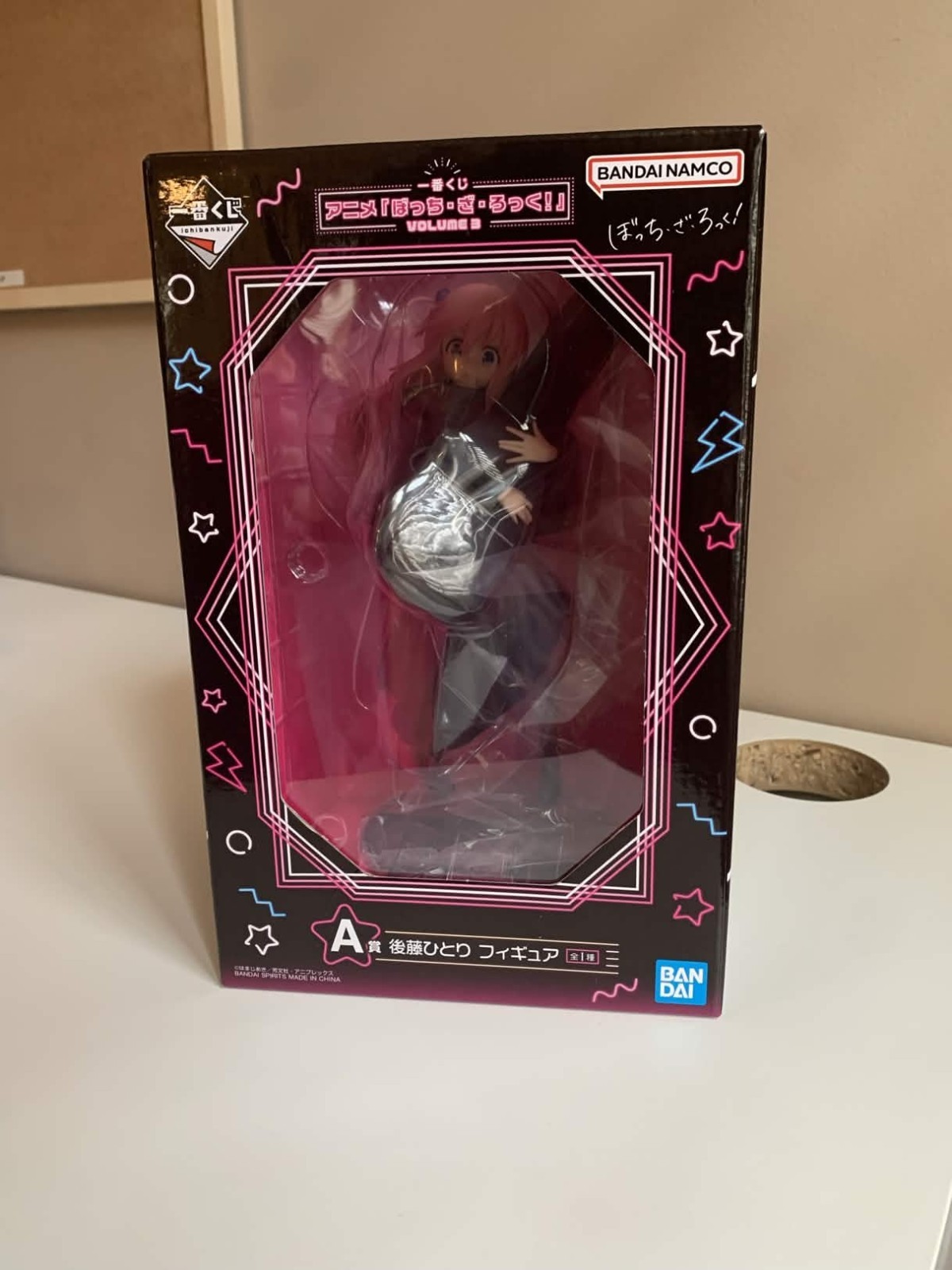 Bocchi the Rock Vol.3 A Prize Hitori Gotoh Figure Unopened Bandai Ichiban Kuji Bocchi the Rock Vol.3 A Prize Hitori Gotoh Figure Unopened Bandai Ichiban Kuji