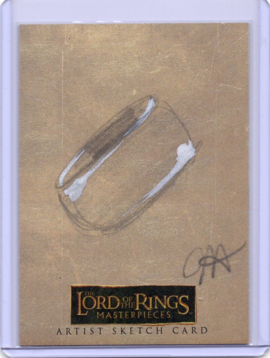 2006 LOTR Masterpieces The One Ring Chris Henderson 1 of 1 Sketch/Auto 2006 LOTR Masterpieces The One Ring Chris Henderson 1 of 1 Sketch/Auto