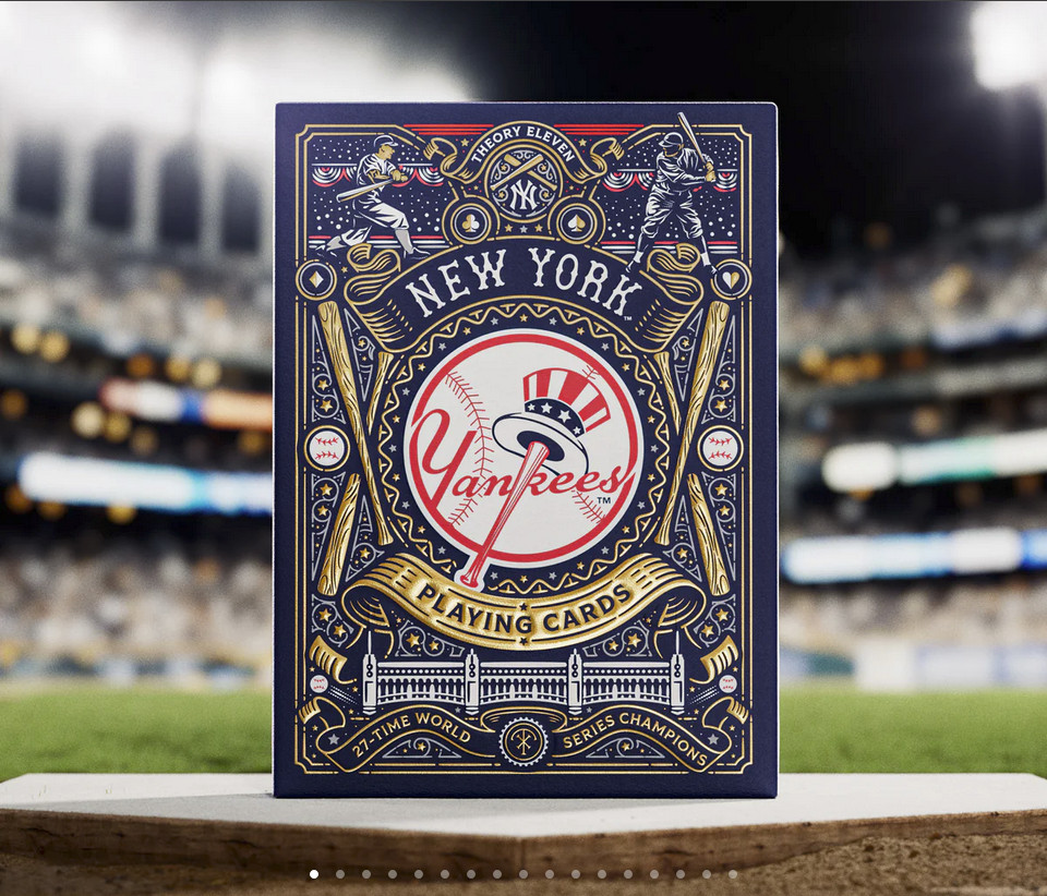 New York Yankees Playing Cards by theory11 New York Yankees Playing Cards by theory11
