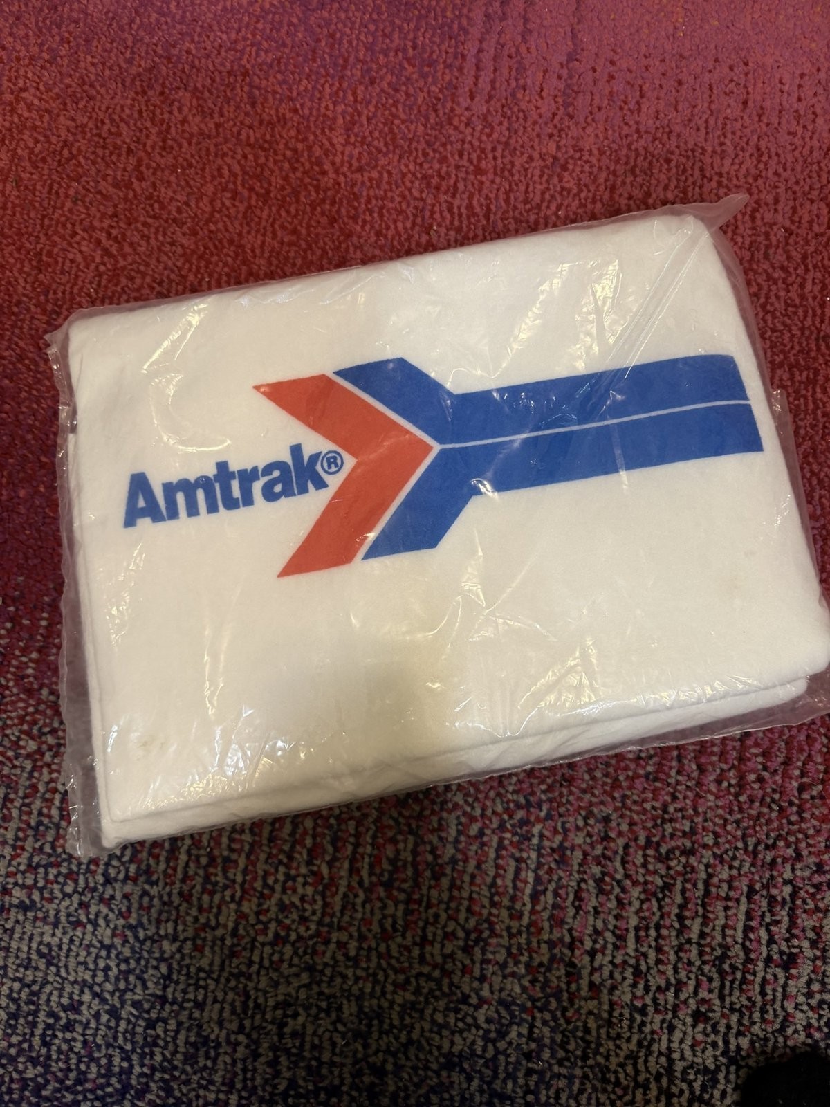Vintage Amtrak Souvenir Blanket Sealed in Original Package Railroadiana Train Vintage Amtrak Souvenir Blanket Sealed in Original Package Railroadiana Train