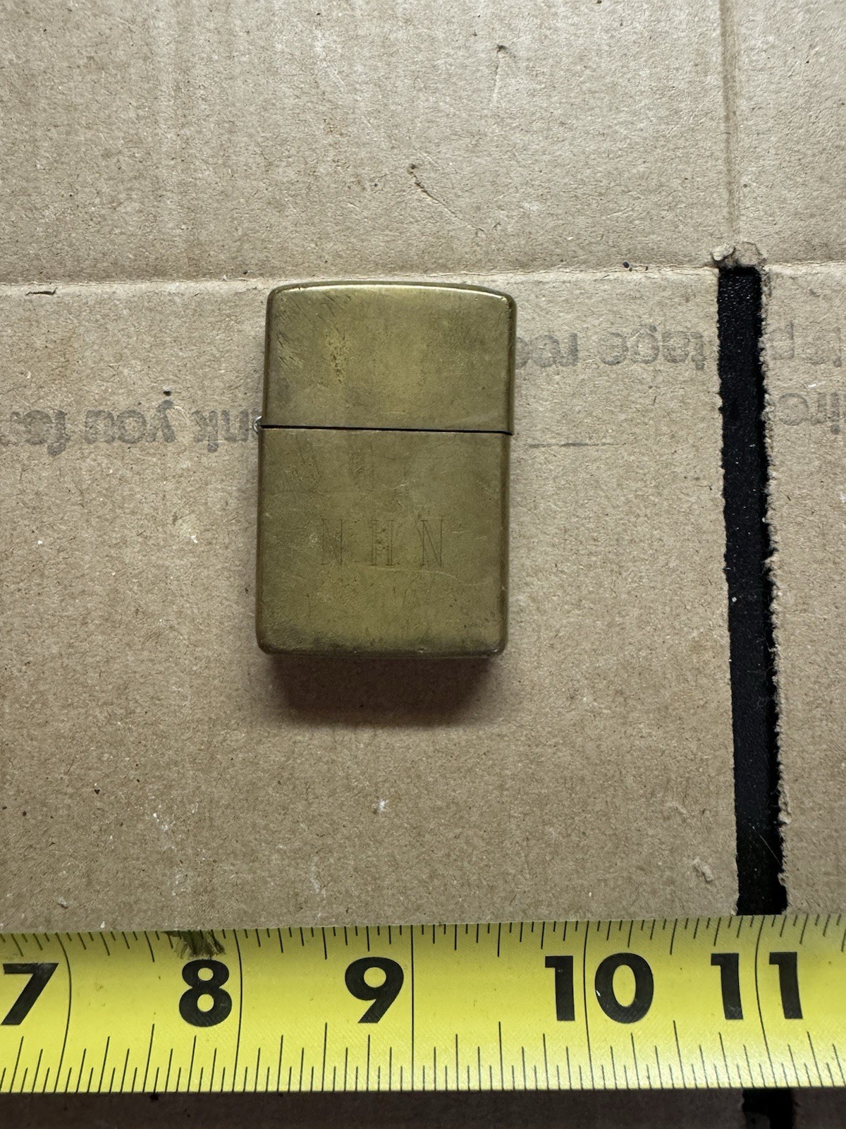 Vintage Monogram- Shriners Rare Solid Brass ZIPPO Lighter Bradford PA 1932 1984
