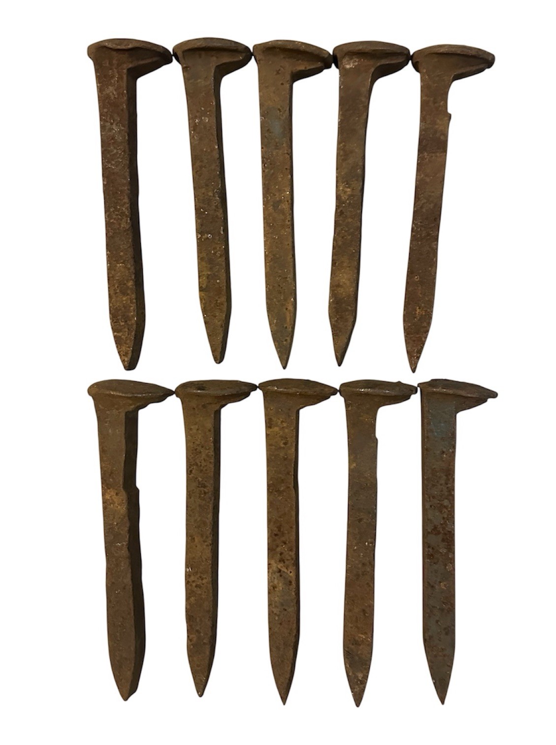 Lot of 10 Authentic Vintage Railroad Spikes 6.5 Lot of 10 Authentic Vintage Railroad Spikes 6.5