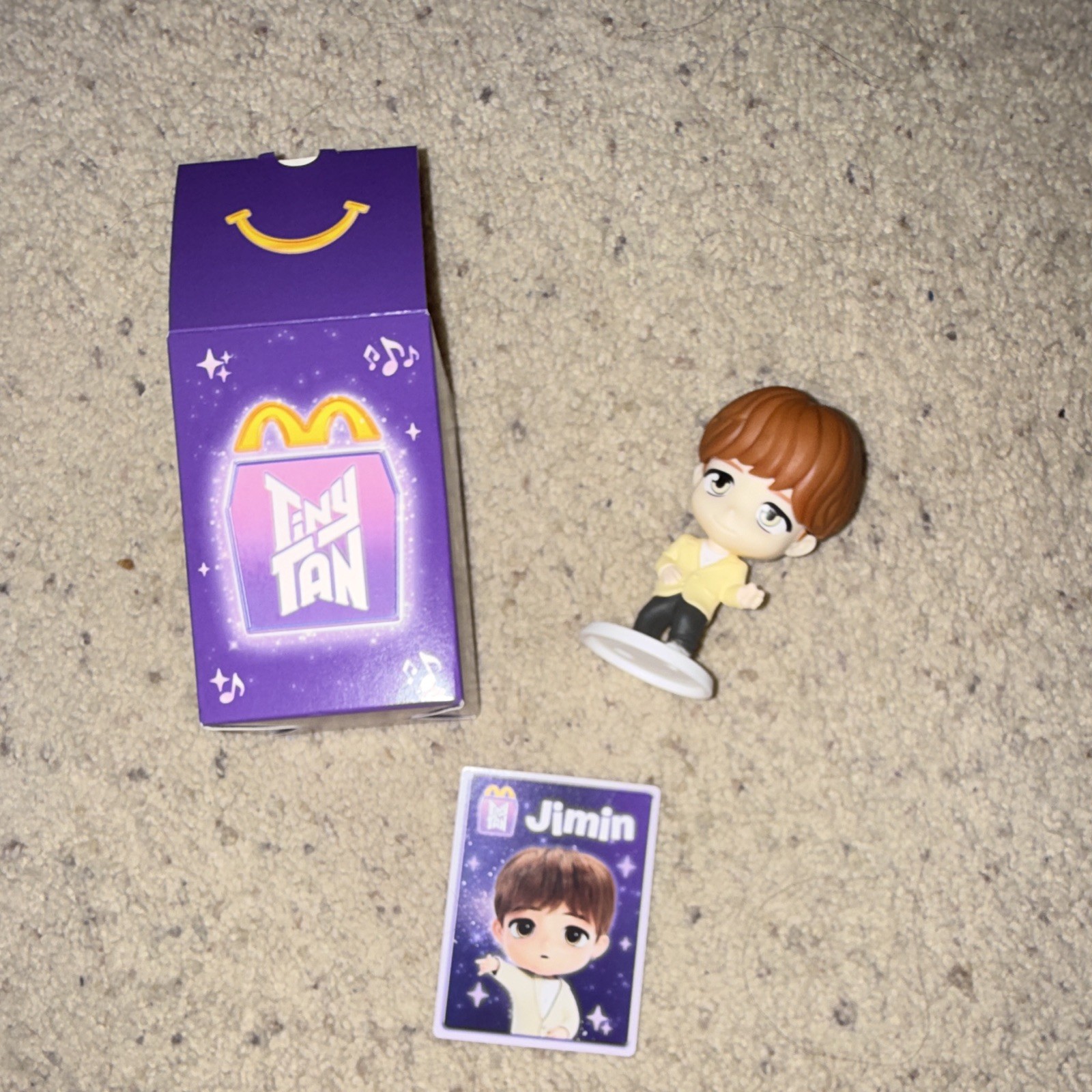 BTS TinyTAN McDonald\'s 2025 Throwback Set Happy Meal Jimin BTS TinyTAN McDonald\'s 2025 Throwback Set Happy Meal Jimin