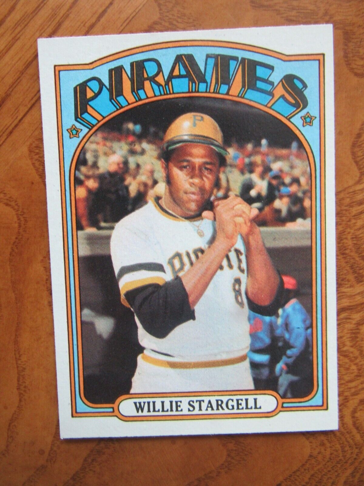 1972 Topps Baseball Cards - # 447 Willie Stargell, OF, Pittsburgh Pirates