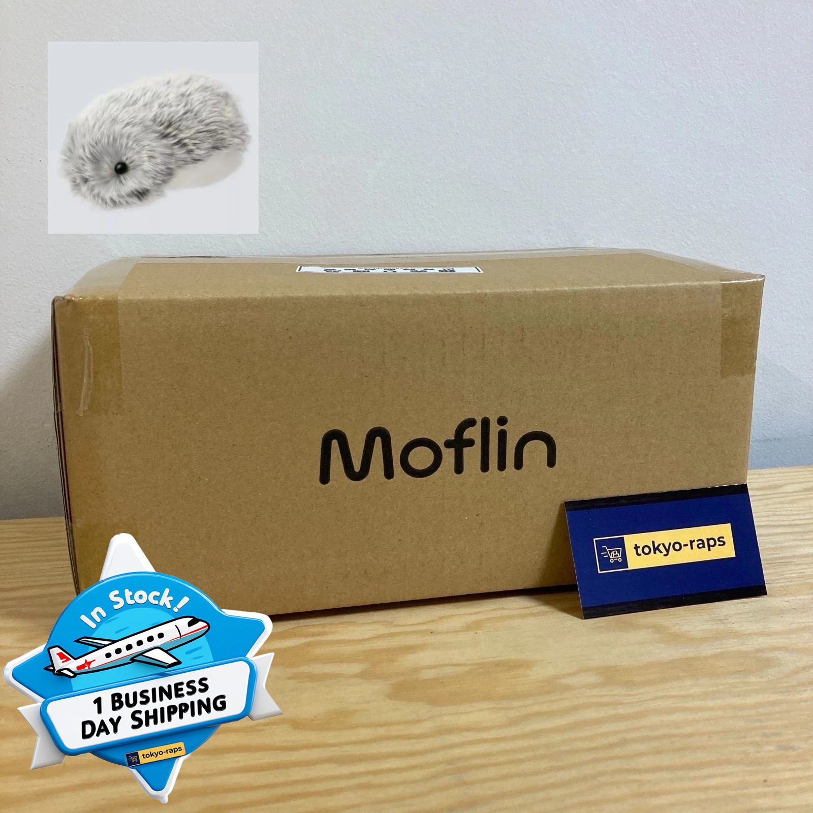 MOFLIN PLUSH TOY AI PET COMMUNICATION ROBOT SILVER PE-M10SR NEW FROM JAPAN