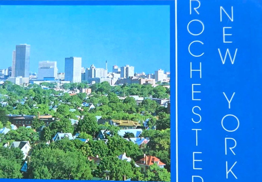 Postcard Panorama of Rochester Scenic Prints, NY Postcard Panorama of Rochester Scenic Prints, NY