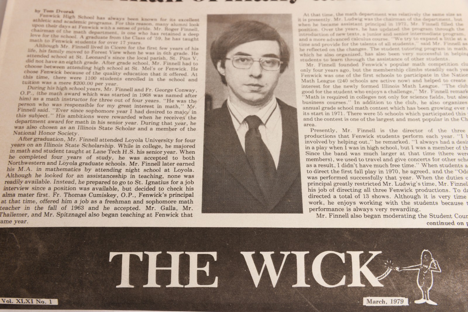 Fenwick High School The Wick Newspaper 1979 Oak Park  Illinois IL
