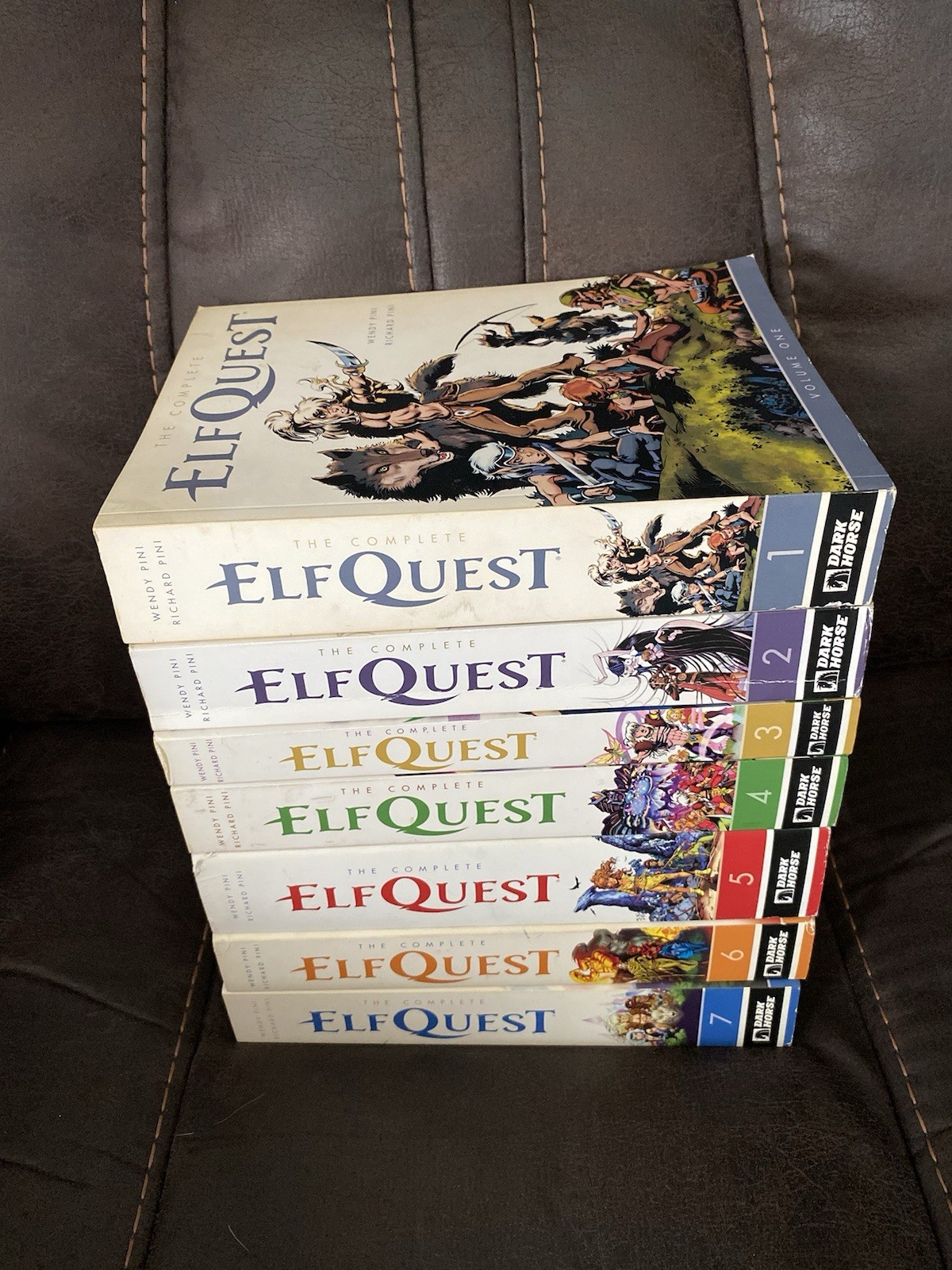 The Complete ElfQuest Softcover Lot Dark Horse Comics Fantasy Adventure 1-7 READ