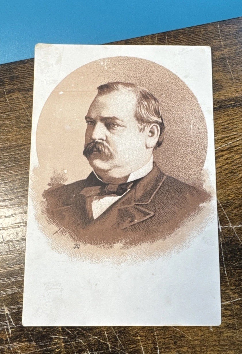 c1880\'s H603 Larkin Trade Non Sport President Grover America History Blank Back c1880\'s H603 Larkin Trade Non Sport President Grover America History Blank Back