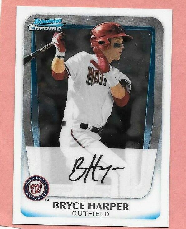 2011 Bowman Chrome Prospects Bryce Harper Rookie Card #BCP1 MVP