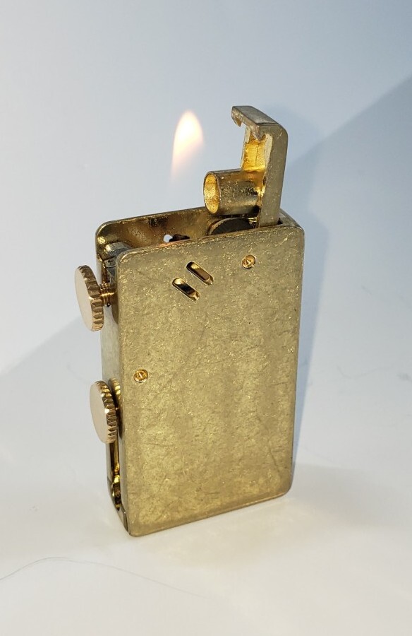 CLASSIC RETRO KNIFE LIGHTER Trench Brass Fuel Saving Lighter O Ring USA CLASSIC RETRO KNIFE LIGHTER Trench Brass Fuel Saving Lighter O Ring USA