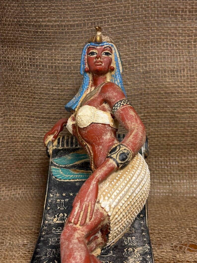 Authentic Ancient Egyptian Artifact Rare Pharaonic Statue of Queen Cleopatra BC Authentic Ancient Egyptian Artifact Rare Pharaonic Statue of Queen Cleopatra BC