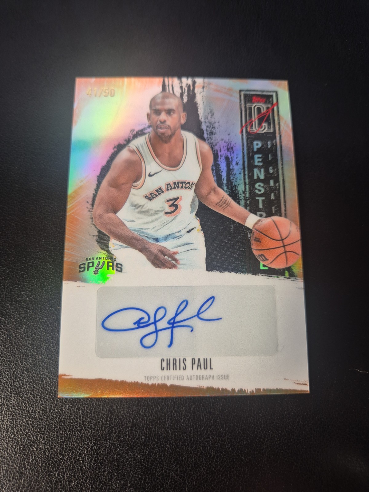 2025-26 TOPPS SIGNATURE CLASS CHRIS PAUL (ORANGE PENSTROKE SIGNATURES /50)#PS-CP 2025-26 TOPPS SIGNATURE CLASS CHRIS PAUL (ORANGE PENSTROKE SIGNATURES /50)#PS-CP