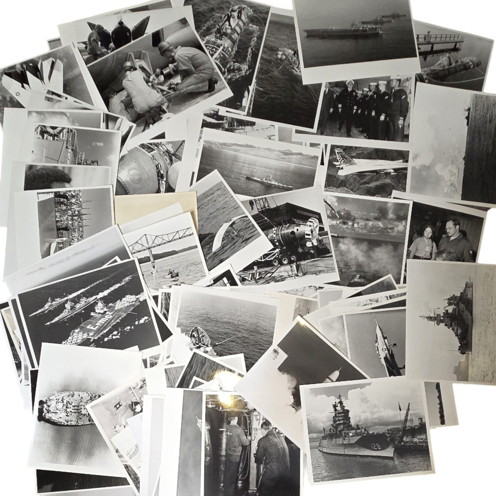 Vintage Lot of 100 Navy Press Photos Kamikaze Ships Carriers Sailors DSRV Vintage Lot of 100 Navy Press Photos Kamikaze Ships Carriers Sailors DSRV