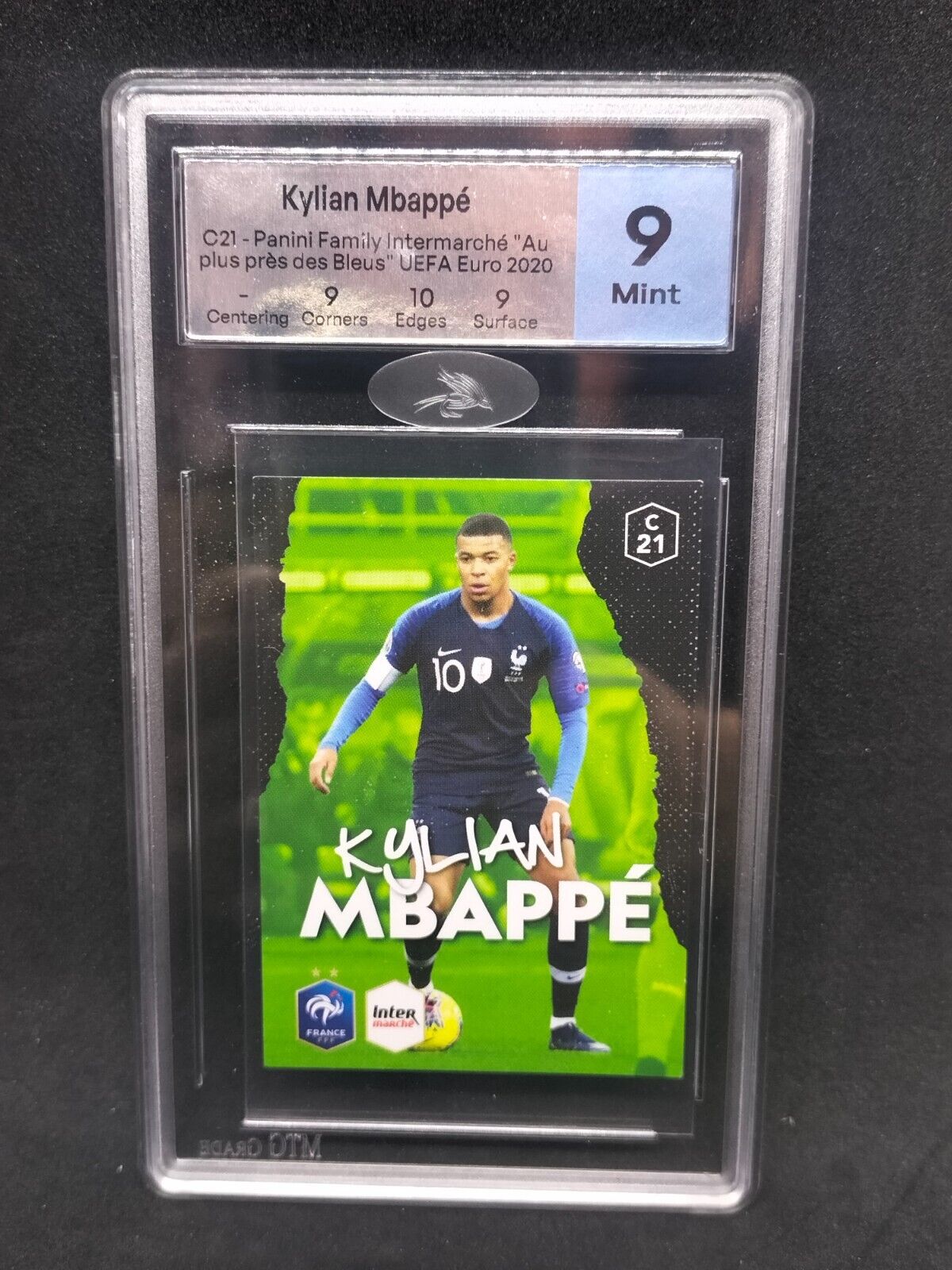 Kylian MBAPPE #C21 MTG 9 MINT Panini Family Intermarket UEFA EURO 2020