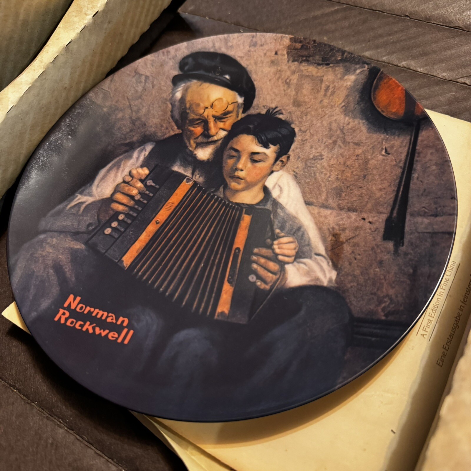 Knowles Norman Rockwell Plate Knowles Norman Rockwell Plate