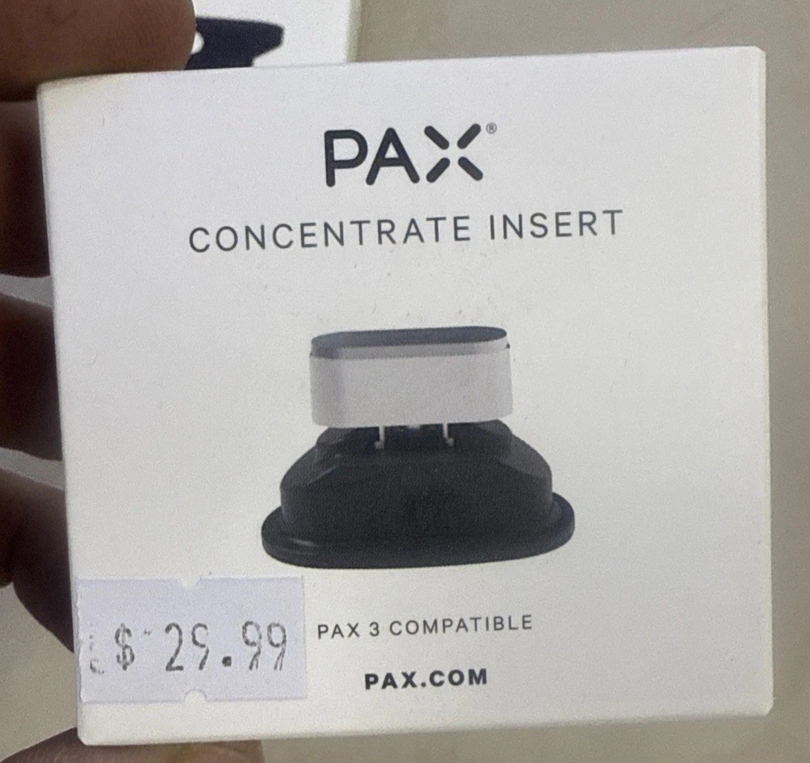 PAX Accessories Insert Vaporizer Black New In The Box PAC  New In Sealed Box
