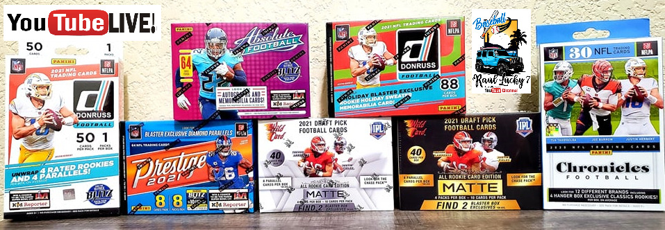 Washington Football 20-21 NFL FOOTBALL 7 BOX MIXER CASE BREAK ALL CARDS SHIPP