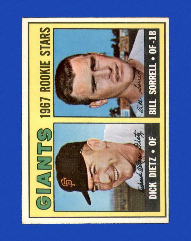 1967 Topps Set Break #341 Giants Rookies EX-EXMINT *GMCARDS*