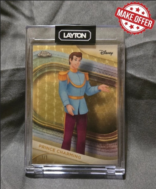 Prince Charming  2025 Topps Chrome Disney Superfractor 1/1 and Parallels 