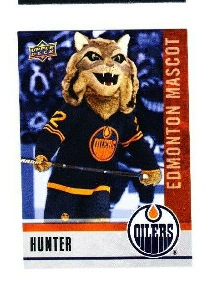 Upper Deck 2021 National Hockey Card Day Mascot HUNTER M-6 Edmonton Oilers NHCD